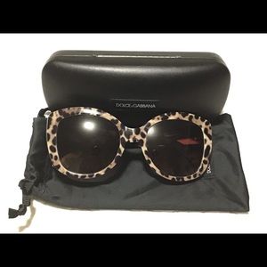 Dolce and Gabbana Woman’s Leopard Sunglasses